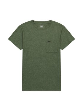 Lee Lee T-Shirt ULTIMATE POCKET TEE 112365383 Zielony Regular Fit