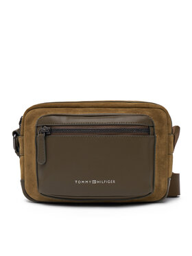 Tommy Hilfiger Tommy Hilfiger Umhängetasche Th Casual Suede Camera Bag AM0AM13231 Grün