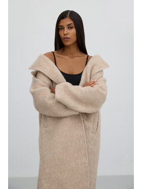 Estro Estro Cappotto ER00115601 Beige Loose Fit