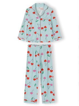 minoti minoti Piżama 30PJ152 Niebieski Regular Fit