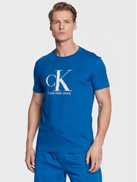 Calvin Klein Jeans Calvin Klein Jeans T-Shirt J30J323299 Niebieski Regular Fit