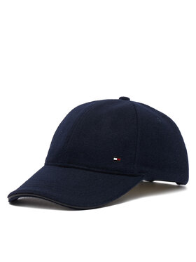 Tommy Hilfiger Tommy Hilfiger Καπέλο Jockey Dc Wool 6 Panel AM0AM14851 Σκούρο μπλε