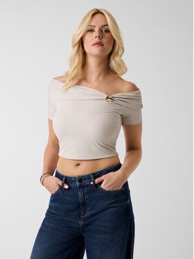 Guess Guess Top 182027 Beżowy Classic Fit