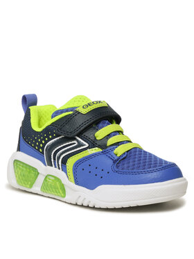 Geox Geox Sneakersy J Illuminus Boy J35GVA011FEC4344 S Niebieski