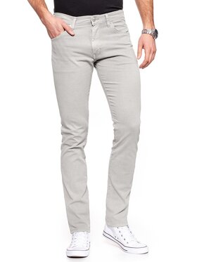 Wrangler Wrangler Spodnie materiałowe LARSTON Szary Slim Fit