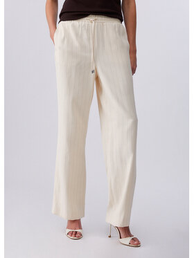 Liu Jo Liu Jo Pantaloni di tessuto CA6113T557AP9579 Bianco Regular Fit