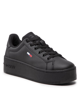 Tommy Jeans Tommy Jeans Sneakersy Flatform Ess EN0EN02043 Čierna