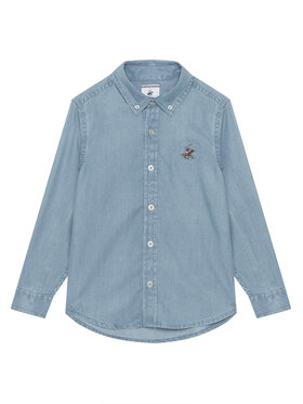Beverly Hills Polo Club Beverly Hills Polo Club Πουκάμισο P-SS26B-SH0150 Μπλε Regular Fit