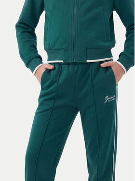 Guess Guess Sportinės kelnės J6YB12 K3932 Tamsiai žalia Regular Fit
