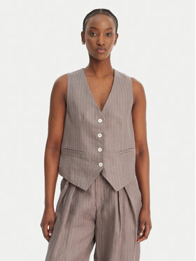 Eleh Eleh Prsluk za odijelo SS260027 Siva Oversize