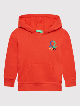 United Colors Of Benetton United Colors Of Benetton Felpa 3J70G500R Rosso Regular Fit