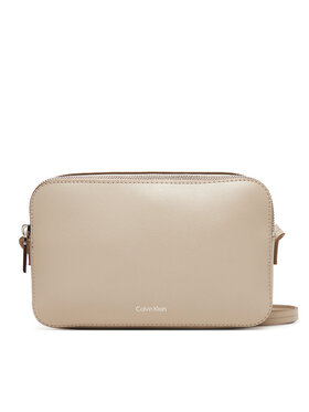Calvin Klein Calvin Klein Kabelka Foil Logo Elongated Camera Bag LV04F3276G Béžová