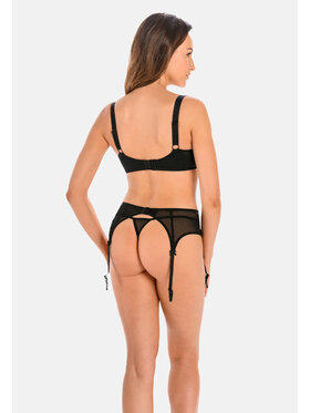 Teyli Teyli Pas do pończoch 390 Czarny