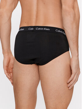 Calvin Klein Underwear Set Od 3 Para Muških Slip Gaća 0000U2661G Crna