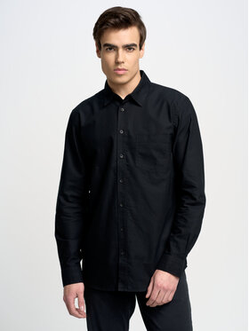 BIG STAR BIG STAR Koszula trixi_shirt_ls_906 Czarny Basic Fit