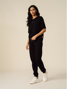 Outhorn Outhorn T-shirt OTHSS23TTSHF421 Crna Oversize