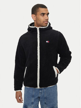 Tommy Jeans Tommy Jeans Μπουφάν μεταβατικό Teddy DM0DM19224 Μαύρο Regular Fit