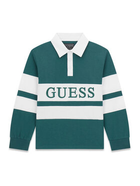 Guess Guess Tricou polo L6RP04 KCNQ4 Verde Regular Fit