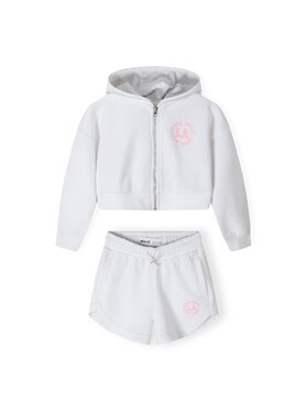 MINOTI MINOTI Bluza 22fleece68 Biały Regular Fit