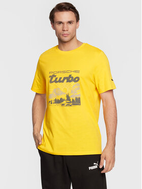 Puma Puma T-Shirt Pl Graphic 534832 Κίτρινο Regular Fit