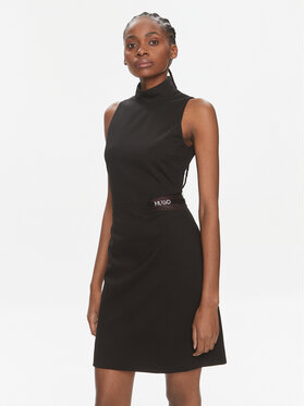 HUGO Hugo Kleid für den Alltag Kirine 50508266 Schwarz Slim Fit