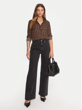 Guess Guess Krekls W5BH73 WGLA2 Brūns Regular Fit