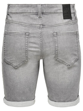 Only & Sons Jeans Kratke Hlače Ply 22018583 Siva Regular Fit