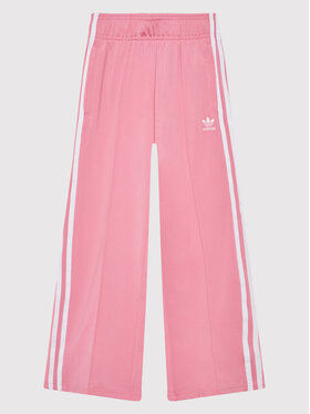 adidas adidas Spodnie dresowe adicolor Wide HK0349 Różowy Regular Fit