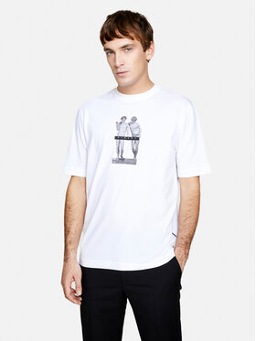 Sisley Sisley T-shirt 3I1XS103I Bianco Regular Fit