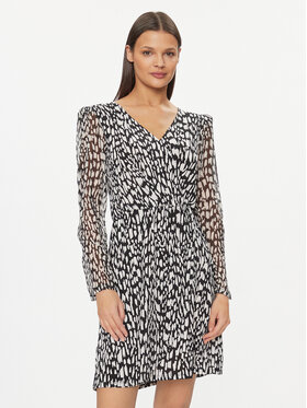 Morgan Morgan Kleid für den Alltag 241-RLUISA Schwarz Regular Fit