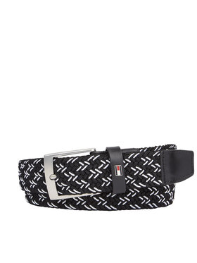 Tommy Hilfiger Tommy Hilfiger Мъжки колан Adan 3.5 Elastic AM0AM12051 Черен