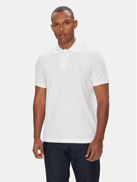 Moose Knuckles Moose Knuckles Polo Everett M34MT712 Bianco Slim Fit