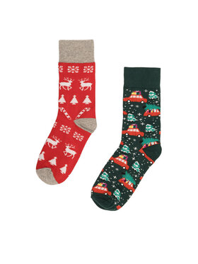 Lasocki Lasocki Vyriškų ilgų kojinių komplektas (2 poros) 2MB-004-AW23 (2-pack) Spalvota