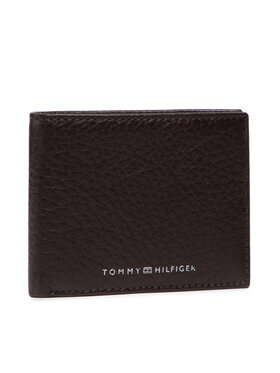 Tommy Hilfiger Tommy Hilfiger Μεγάλο Πορτοφόλι Ανδρικό Th Downtown Mini Cc Wallet AM0AM08116 Καφέ