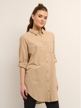 Kaffe Kaffe Hemd Naya 10506337 Beige Relaxed Fit