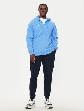 Under Armour Jopa Ua Rival Fleece 1379767 Modra Loose Fit