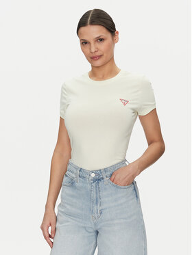 Guess Guess T-särk W2YI44 J1314 Kollane Slim Fit
