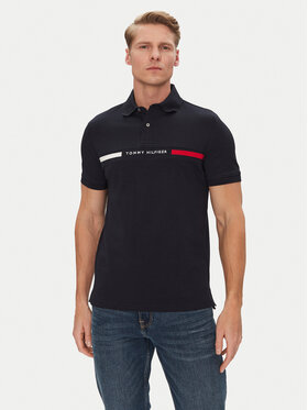 Tommy Hilfiger Tommy Hilfiger Поло Chest Insert MW0MW38130 Cиній Regular Fit