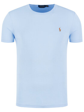 Polo Ralph Lauren Polo Ralph Lauren T-krekls Classics 710740727 Gaiši zils Slim Fit