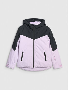4F 4F Kurtka narciarska BASIC SKI Fioletowy jasny Regular Fit