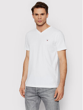 Gant Gant T-shirt Original 234104 Blanc Slim Fit