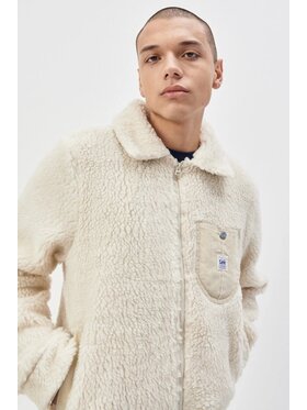 Lee Lee Kurtka przejściowa 91B SHERPA JACKET Beżowy Regular Fit