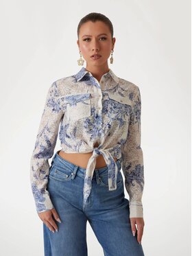 Guess Guess Top 172697 Niebieski Classic Fit