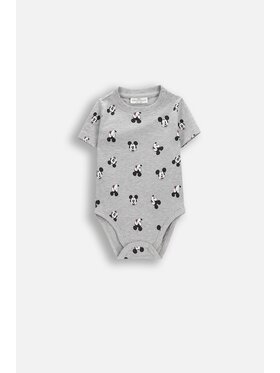 Coccodrillo Coccodrillo Body dziecięce WC6112201LBD-019 Szary Regular Fit