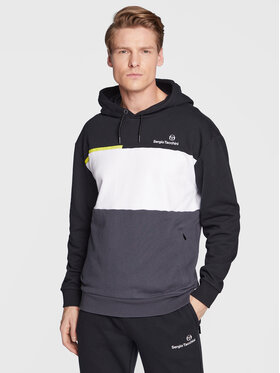 Sergio Tacchini Sergio Tacchini Džemperis ar kapuci Incastro 39522 Pelēks Regular Fit