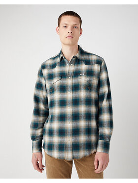 Wrangler Wrangler Koszula LS WESTERN SHIRT Kolorowy Regular Fit