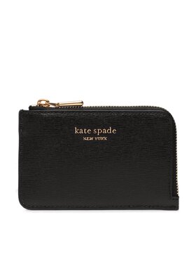 Kate Spade Kate Spade Kreditinių kortelių dėklas Morgan Saffiano Leather Zip Ca K8919 Juoda