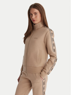 Guess Guess Μπλούζα V2YQ16 KB3P2 Μπεζ Regular Fit