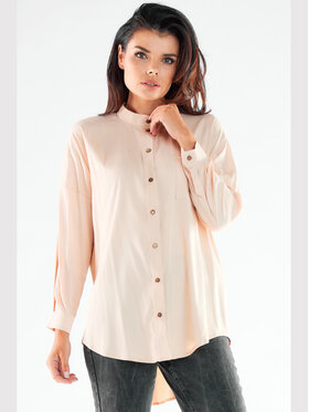Awama Awama Camicia A525 Beige Basic Fit