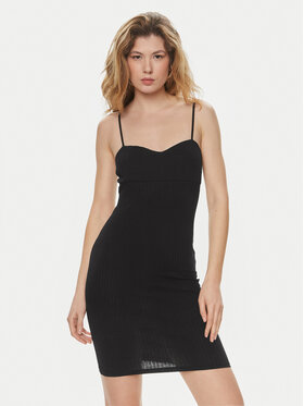 Brave Soul Brave Soul Rochie de vară LDRJ-248LANA Negru Straight Fit